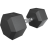 Гантель гексагональная UNIX FIT DBHEX20x2 обрезиненная 20 кг