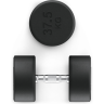 Гантель круглая UNIX FIT PRO обрезиненная 37,5 кг DBRND37_5PBKx2