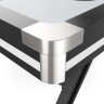 Игровой стол UNIX LINE АЭРОХОККЕЙ (226х125 cм) Black&White GTH226X125EBKWT